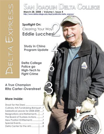Eddie Lucchesi Spotlight On - San Joaquin Delta College