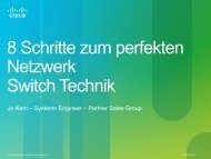 8 Schritte zum perfekten Netzwerk Switch Technik - Komm zu Cisco