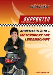 adrenalin pur – motorsport mit leidenschaft - Andrina Gugger