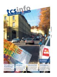 Bern und Thun: Road Pricing? - Viaggi & Svaghi TCS