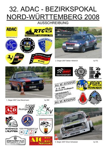 32. ADAC - BEZIRKSPOKAL NORD-WÜRTTEMBERG 2008