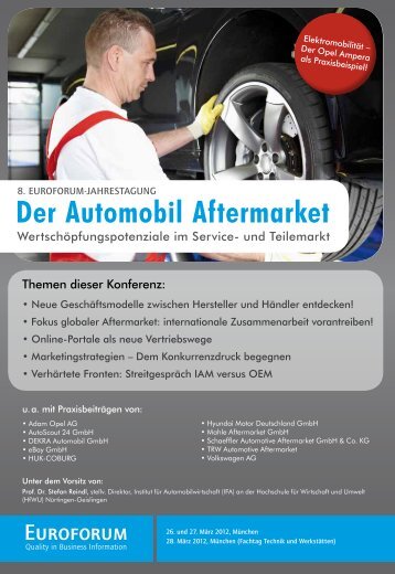 Der Automobil Aftermarket - Euroforum