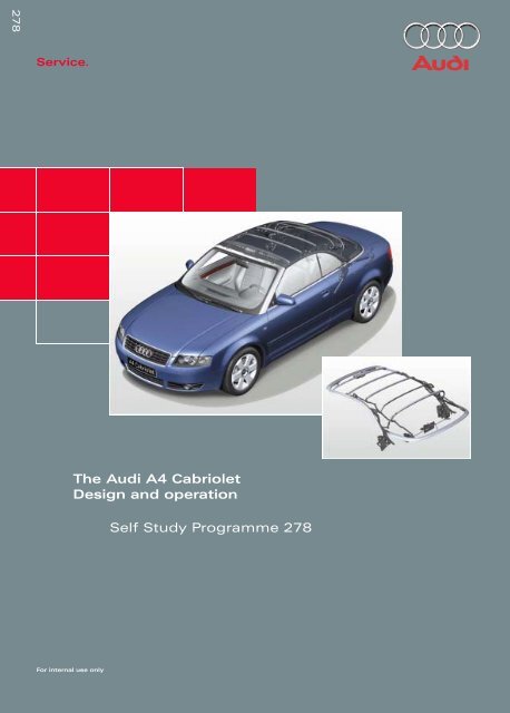 The Audi A4 Cabriolet Design And Operation - VolksPage.Net