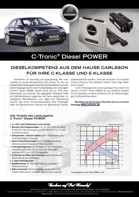 C-Tronic® Diesel POWER - MOTOR-TALK.de