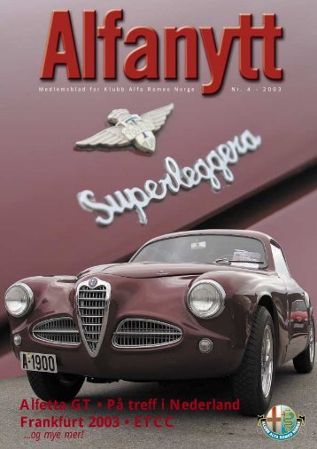 Alfanytt_2003_4 - Klubb Alfa Romeo Norge avd. Rogaland