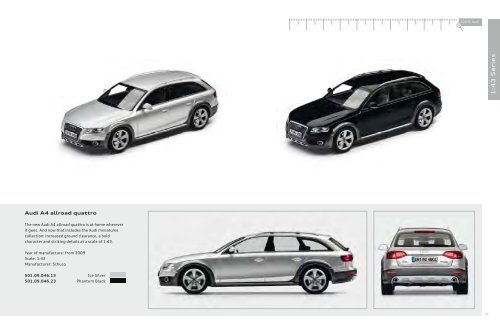 Audi collection Miniatures