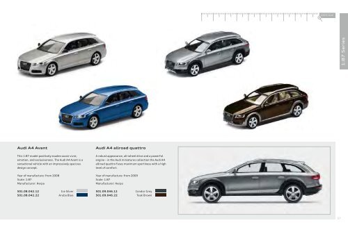 Audi collection Miniatures