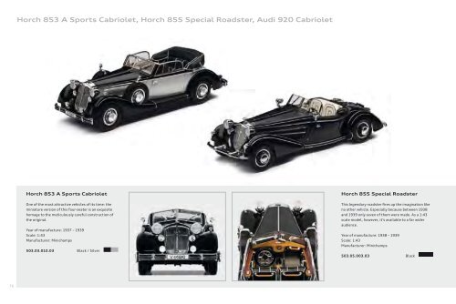 Audi collection Miniatures