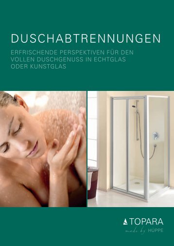 DUSCHABTRENNUNGEN - Peter Jensen