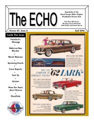 The ECHO - Grand Canyon State Chapter