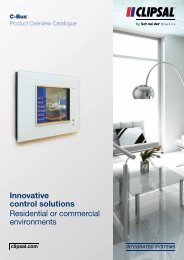 Clipsal C-Bus Product Overview Catalogue - Clever Home Automation