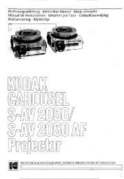 Model 2050-2050AF - KODAK: Slide Projectors