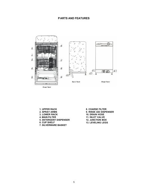 built -in dishwasher/lavaplatos instruction manual ... - Avanti Products