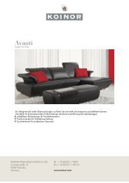 KOINOR - SOFAS: Avanti