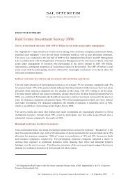 Real Estate Investment Survey 2008 - Sal. Oppenheim