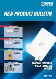 New Product Bulletin 08, 14809 - Clipsal