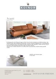 KOINOR - SOFAS FOR FRIENDS: Avanti