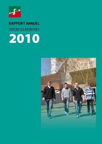 Rapport Annuel 2010 - Satom