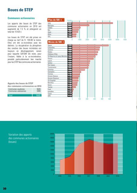 Rapport Annuel 2010 - Satom