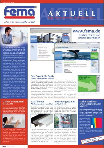 Kundenzeitung 2009.qxd - FEMA Farben + Putze GmbH