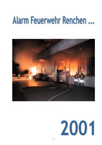Einsätze 2001 - Freiwillige Feuerwehr Renchen