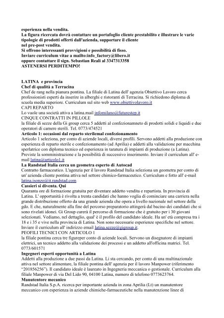 ufficio informagiovani citta - Comune di Randazzo