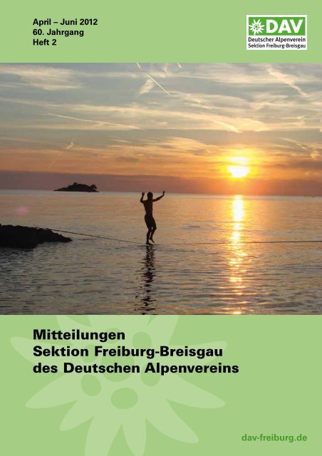 Mitteilungen Sektion Freiburg-Breisgau des Deutschen Alpenvereins