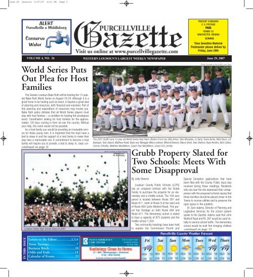 June 29 - Purcellville Gazette