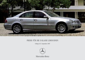Preisliste - Mercedes-Benz Deutschland