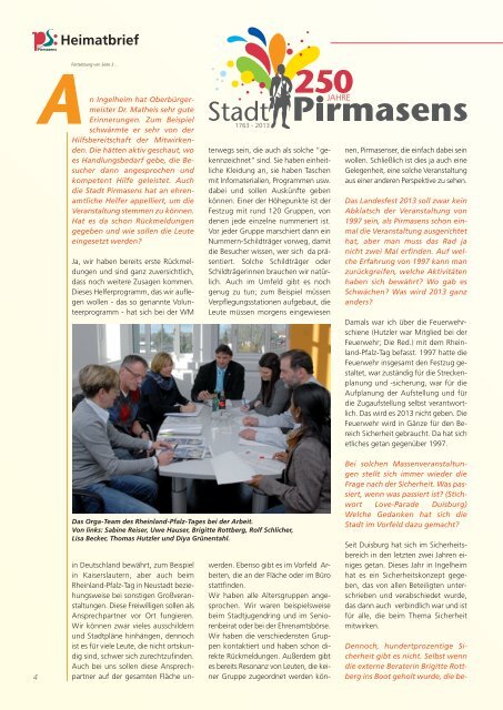 Heimatbrief - Stadt Pirmasens