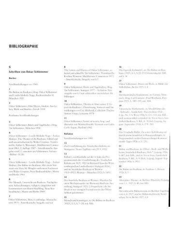 BIBLIOGRAPHIE - Sitterwerk Katalog