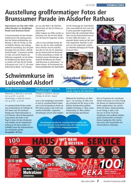 Ausgabe 28 - Alsdorfer Stadtmagazin