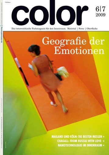 Das österreichische Fachmagazin für den Innenraum. Material - Color