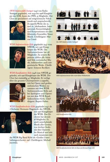 Orchester und Chöre - ARD