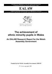 The achievement of ethnic minority pupils in Wales An EALAW ...