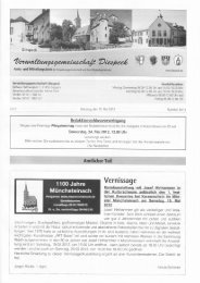 Verwa ltu ngsgemeihs - Gemeinde Diespeck