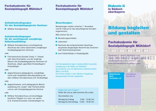 Download PDF-Datei Flyer Fachakademie für Sozialpädagogik ...