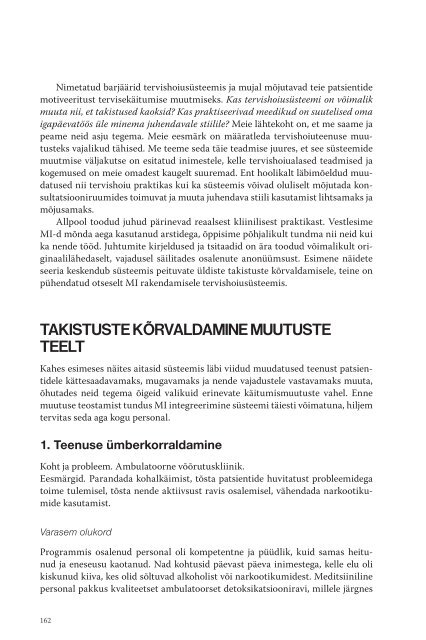 MOTIVEERIV INTERVJUEERIMINE TERVISHOIUS - Tartu