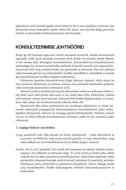 MOTIVEERIV INTERVJUEERIMINE TERVISHOIUS - Tartu