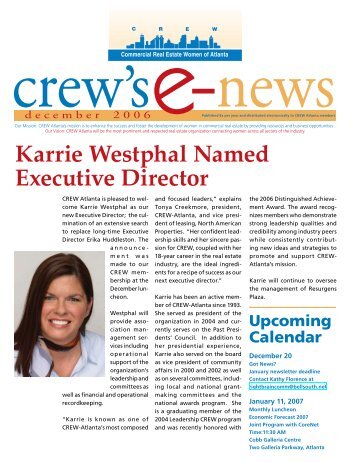 Karrie Westphal Named Executive Director - CREW Atlanta