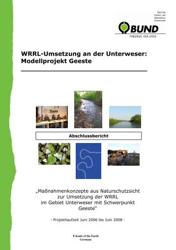 WRRL-Umsetzung an der Unterweser ... - BUND Bremen