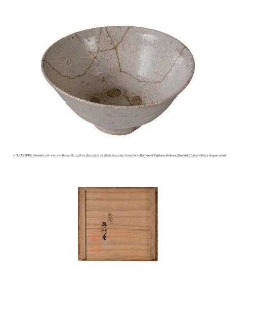 Flickwerk: The Aesthetics of Mended Japanese Ceramics