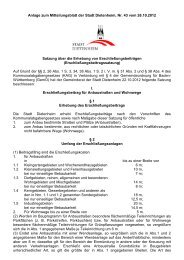 Anlage zum Mitteilungsblatt der Stadt Dietenheim ... - in Dietenheim