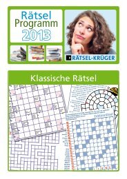 Schwedenrätsel - Rätsel Krüger GmbH