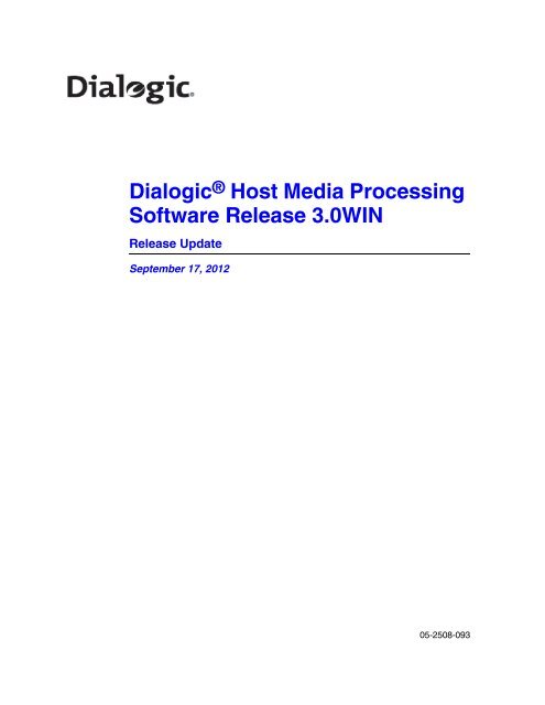 Dialogic Dialogic