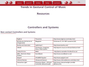 Trends in Gestural Control of Music Resources Controllers and ...