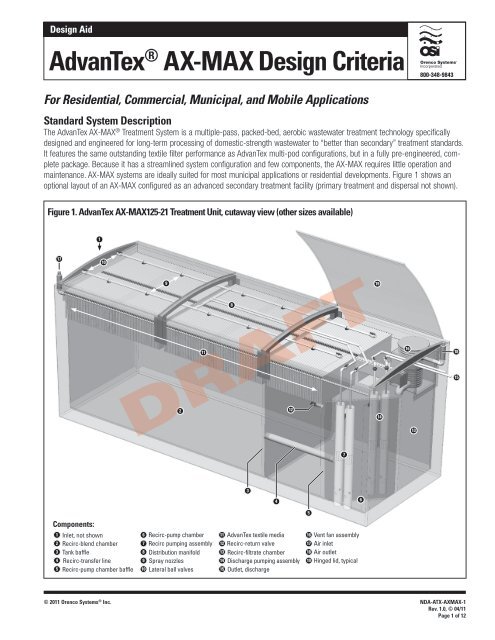 AdvanTex® AX-MAX Design Criteria - Dauphin Environmental ...