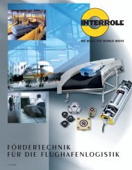 Premium Qualität für Flughafen-Logistiker - Interroll