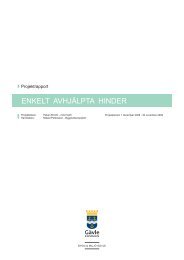 Projektrapport - Enkelt Avhjälpta Hinder - E-verktyget