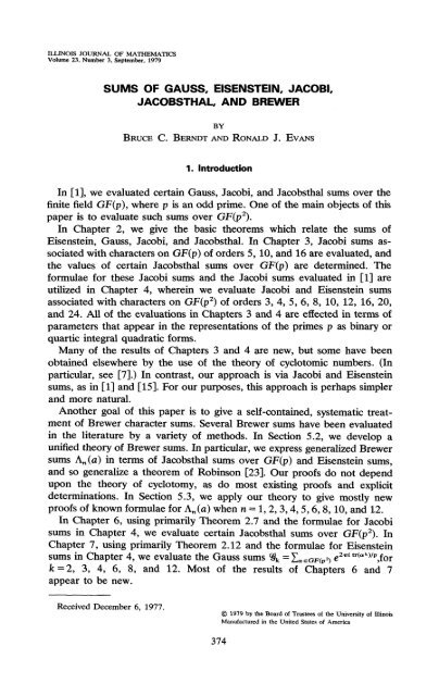 PDF) Algebraic Consequences of Jacobi's Two- and Four-Square Theorems